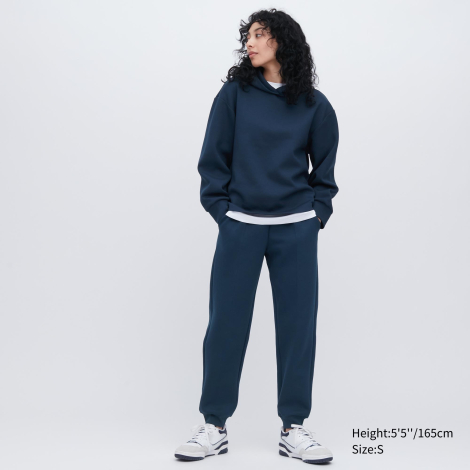 Спортивные штаны UNIQLO джоггеры с технологией DRY 1159786683 (Синий, S)