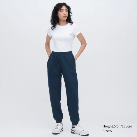 Спортивные штаны UNIQLO джоггеры с технологией DRY 1159786683 (Синий, S)