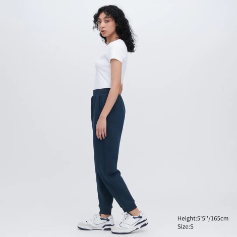 Спортивные штаны UNIQLO джоггеры с технологией DRY 1159786683 (Синий, S)