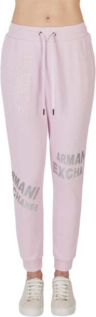 Жіночі легкі штани Armani Exchange з принтом 1159803301 (Рожевий, XL)