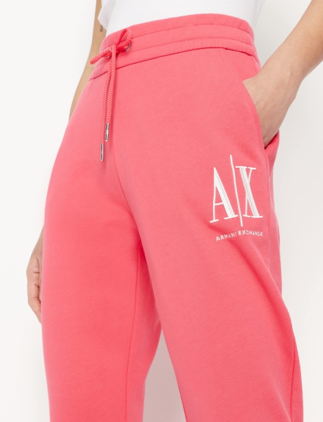Женские спортивные штаны Armani Exchange 1159806184 (Розовый, XL)