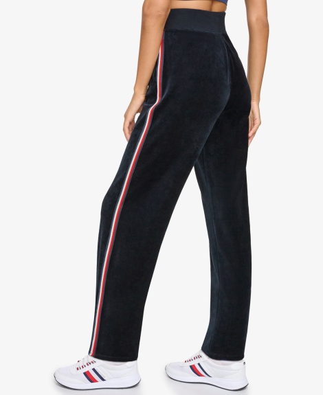 Жіночі спортивні велюрові штани Tommy Hilfiger 1159806907 (Чорний, S)