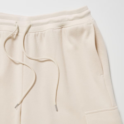 Женские спортивные штаны UNIQLO в стиле карго 1159807938 (Молочный, M)
