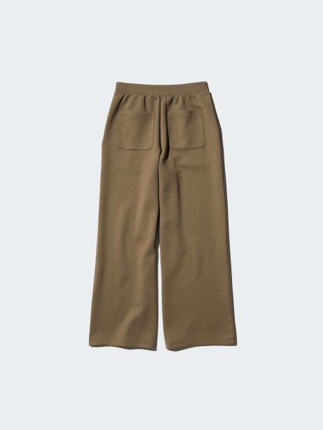 Широкие спортивные штаны DRY UNIQLO 1159829304 (Зеленый S)