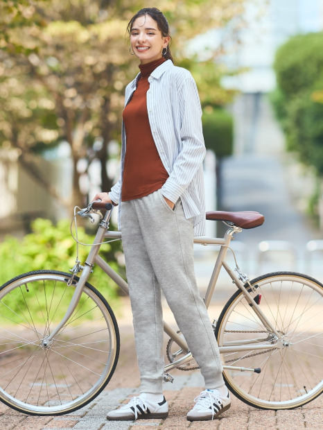 Спортивні штани UNIQLO HEATTECH з екомехом 1159832985 (Сірий XS)