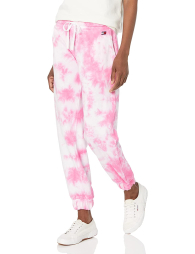Женские брюки-джоггеры Tommy Hilfiger 1159764682 (Розовый/Белый, L)