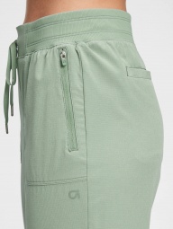 Женские укороченные штаны GAP Fit для бега и прогулок 1159766482 (Зеленый, L)
