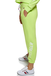 Женские спортивные штаны Tommy Hilfiger джоггеры на флисе 1159779431 (Салатовый, XS)