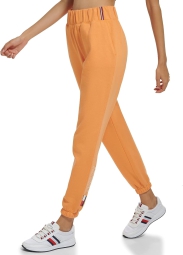 Женские спортивные штаны Tommy Hilfiger джоггеры на флисе 1159789225 (Оранжевый, XL)