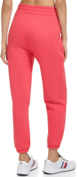 Женские спортивные штаны Tommy Hilfiger джоггеры на флисе 1159789531 (Розовый, XL)