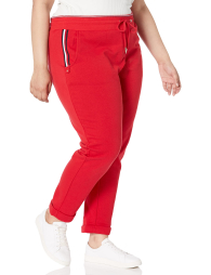 Женские спортивные штаны Tommy Hilfiger джоггеры на флисе 1159789795 (Красный, 1X)