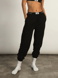 Женские спортивные штаны Calvin Klein джоггеры 1159790343 (Черный, L)