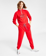 Жіночі спортивні штани Tommy Hilfiger на флісі 1159808823 (Коричневий, S)