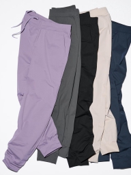 Спортивні штани UNIQLO Ultra Stretch AIRism джоггери 1159821278 (Бузковий L)