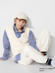 Спортивные штаны UNIQLO джоггеры 1159833965 (Белый M)