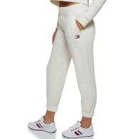 Женские спортивные штаны Tommy Hilfiger джоггеры 1159835072 (Молочный L)