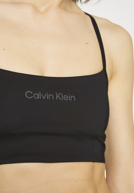 Спортивное бра Calvin Klein топ с логотипом 1159797632 (Черный, L)