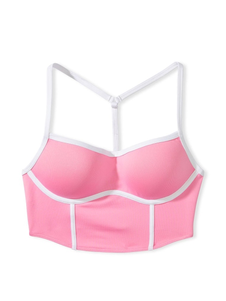 Спортивный бюстгальтер с корсетом Push-Up Victoria's Secret PINK 1159801252 (Розовый, L)