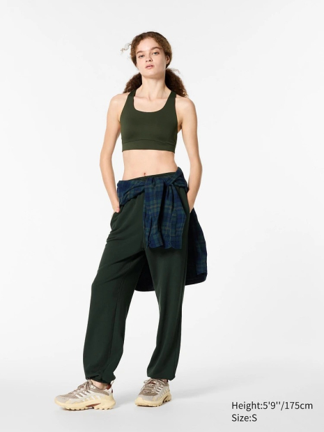 Спортивний топ-бра AIRism Uniqlo 1159833470 (Зелений S)