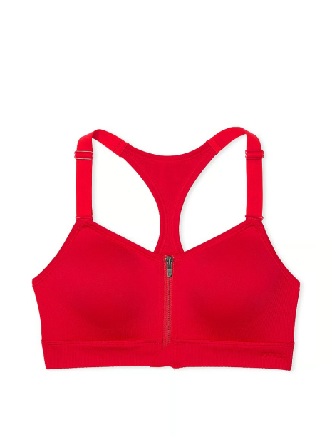Спортивный топ Victoria's Secret Pink с молнией 1159837732 (Красный XL)