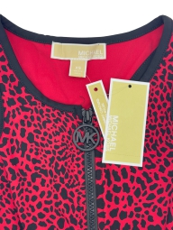 Женское спортивное бра Michael Kors топ на молнии спереди 1159775849 (Красный, XS)