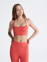 Спортивное бра Calvin Klein топ с логотипом 1159794610 (Красный, L)