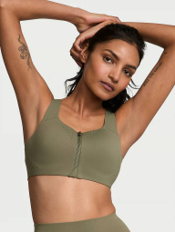 Спортивний топ на блискавці VSX Victoria's Secret із перфорацією 1159830385 (Зелений 40D)