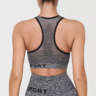 Спортивний еластичний топ DKNY Sport 1159830985 (Сірий XS)