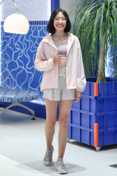 Спортивный топ-бра AIRism Uniqlo 1159831426 (Розовый S)