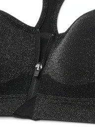 Спортивний топ Victoria's Secret Pink зі блискавкою 1159834438 (Чорний L)