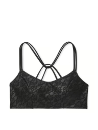 Спортивный бюстгальтер VSX Victoria's Secret из экокожи 1159836819 (Черный S)