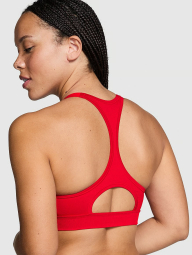 Спортивный топ Victoria's Secret Pink с молнией 1159837536 (Красный L)
