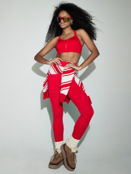 Спортивный топ Victoria's Secret Pink с молнией 1159837732 (Красный XL)