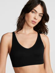 Спортивный топ Victoria's Secret Pink 1159837980 (Черный M)