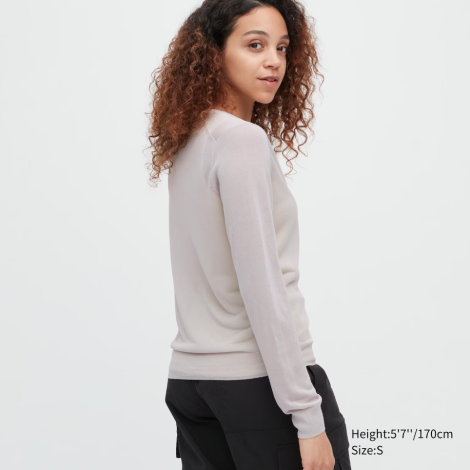 Женский кардиган UNIQLO кофта 1159781630 (Серый, L)