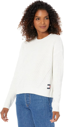 Жіночий в'язаний светр Tommy Hilfiger з логотипом оригінал