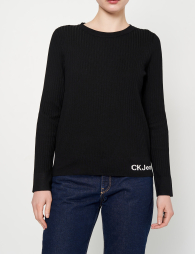 Женский свитер Calvin Klein с логотипом 1159775470 (Черный, M)
