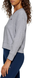 Женский укороченный свитер Tommy Hilfiger 1159776226 (Серый, XXL)