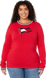 Женский свитер Tommy Hilfiger кофта 1159778243 (Красный, S)