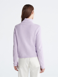 Женский плюшевый свитер Calvin Klein с воротником 1159783888 (Сиреневый, XL)