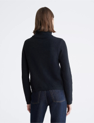 Женский плюшевый свитер Calvin Klein с воротником 1159790265 (Черный, XS)