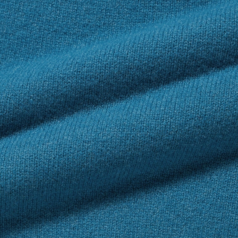 Вязаный свитер UNIQLO из шерсти премиум-класса 1159800076 (Бирюзовый, XS)