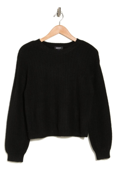 Женский вязаный свитер DKNY 1159803741 (Черный, XL)