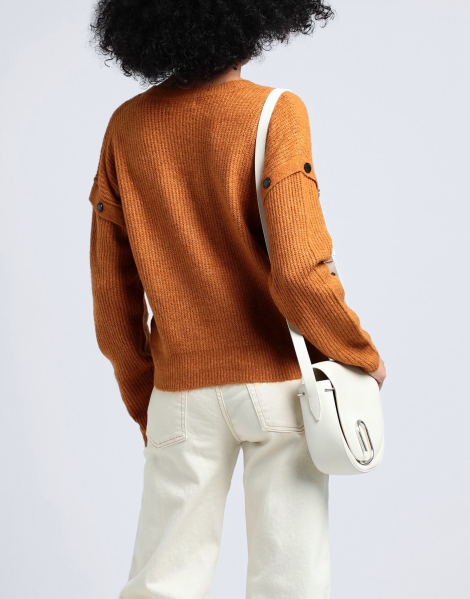 Жіночий трикотажний светр DKNY 1159803885 (Коричневий, XL)