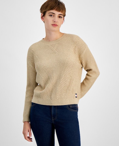 Жіночий светр Tommy Hilfiger кофта 1159806911 (Бежевий, S)
