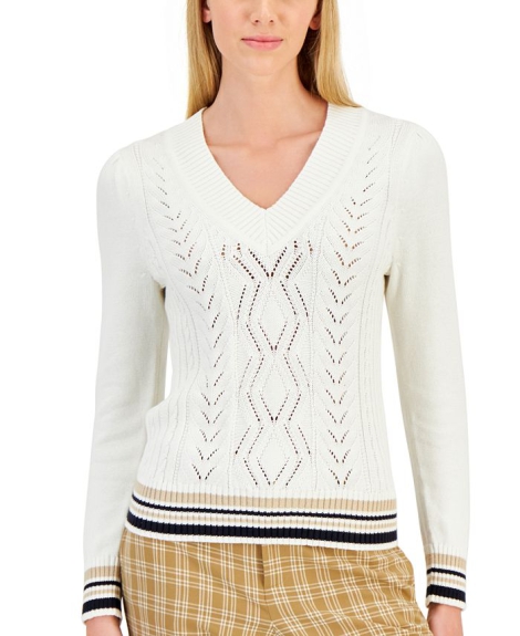 Жіночий светр Tommy Hilfiger 1159807092 (Білий, XXL)