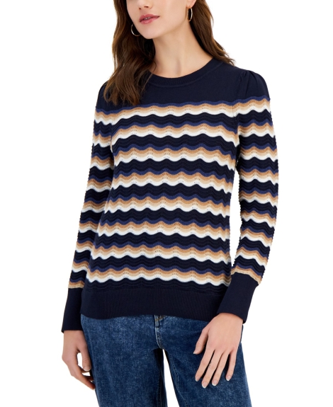 Жіночий светр Tommy Hilfiger кофта 1159807491 (Білий/синій, M)