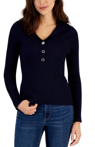 Женский свитер Tommy Hilfiger кофта 1159821182 (Синий XXL)