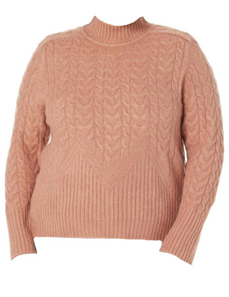 В'язаний теплий светр Calvin Klein 1159835712 (Коричневий 2X)