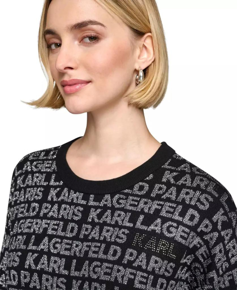 Жіночий светр Karl Lagerfeld з логотипом 1159834333 (Чорний S)